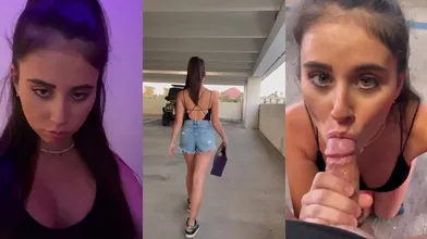 Violet Summers Sucks A Cock In Public Pov