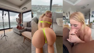 Elle Brooke Gives A Blowjob And Gets Fucked By A Bbc