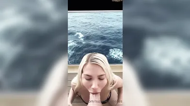 Summer Brookes Jumping On A Cock
