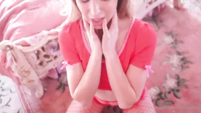 Caroline Zalog In The Pink Room