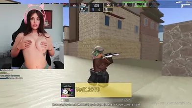 Emily Black Plays Video Games Naked
