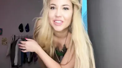 Sophia Unlocked Blonde Striptease