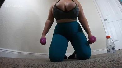 Thatsilveraliengirl Naked Workout