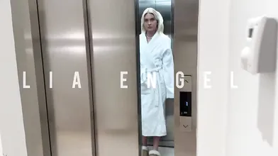 Stranger Screws Lia Engel In The Elevator