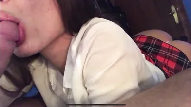 Hailey Queen Sucks A Big Juicy Cock