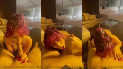 Zoe Renea Sucks Cock And Licks Balls