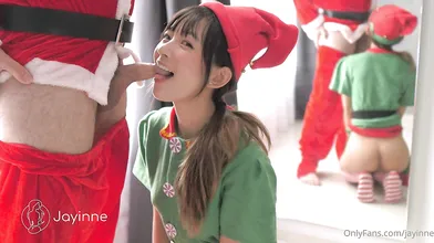 Elf Jayinne Services Santa With A Bj
