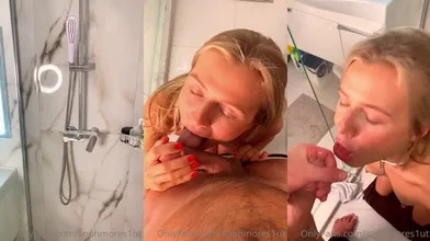 Ana Knoxx Gets Facefucked In The Bathroom