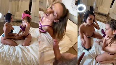 Lena The Plug Surprises Her Friend To Share A Cock