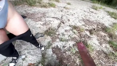 Julia Lauren Fucked Outside