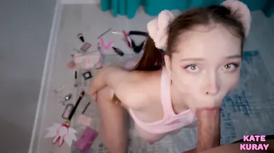 Katekuray Gives A Deep Blowjob