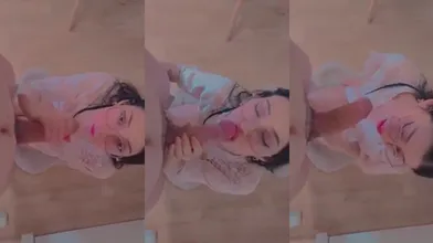 Ruth Lee Sucking A Cock On Her Knees