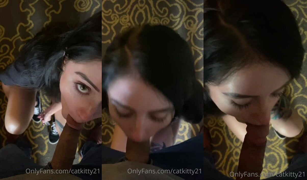 Catkitty21 Ayakkabı Bağlarken Hızlı Bj Alır