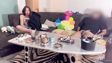 Call Me Slo Duplicates Herself And Fucks Boyfriend