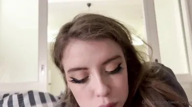 Eden Ivy Deep Throats Cock Pov