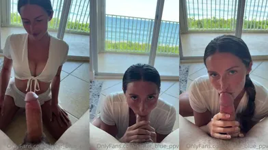 Skylar Blue Uses Mouth To Extract Cum