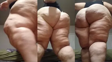 Bbw4Red20 Shakes Her Ass In Low Angle Shot