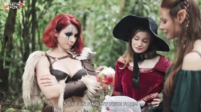 Medieval Arina Fox, Diana Rider & Sweetie Fox Get Wrecked