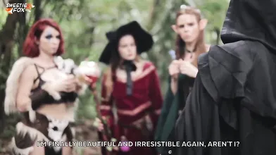 Medieval Arina Fox, Diana Rider & Sweetie Fox Get Wrecked