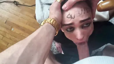 Taylor Zahn Gets Fucked in Mouth And Ass