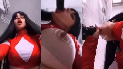 Callmeliliethh Sucks A Dildo On The Wall