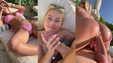 ThatYoungBlonde Has A Midday Poolside Romp