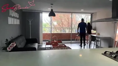Sara Blonde Gets Fucked In Front Of Her BF