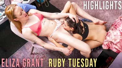 Pussy Eating Session With Eliza Grant & Ruby Tuesday