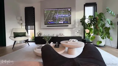 BabyBeer - While my boyfriend watches football, I take care of him, he ends up on my body