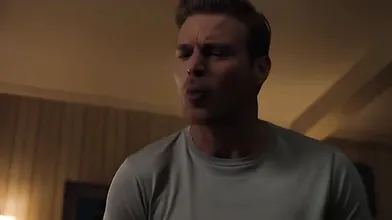 Jennifer Lawrence Couch Kissing Scene