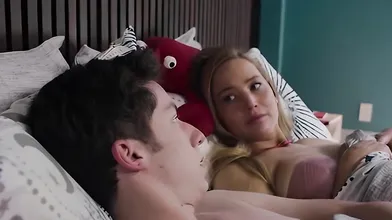 Jennifer Lawrence Gets Cummed Super Quick