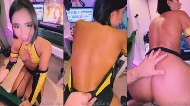Annabgo In Cosplay Sucks And Rides