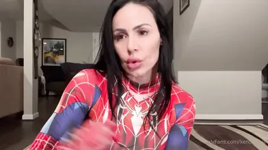 Kendra Lust Fucks Herself In Spidey Suit