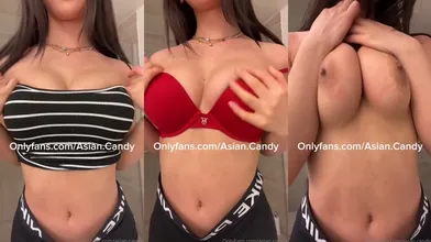 Asian Candy Takes Her Clothes Off