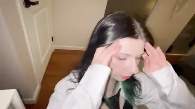 Smolbey Gives Head While On Her Knees