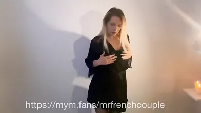 Marine Rossi Ends Up With A Cock In Her Mouth
