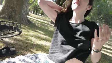 JohnandSky's Outdoor Blowjob Ends In CIM