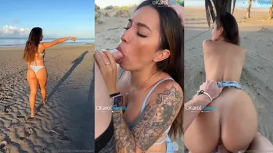 Karol Rosado Has Outdoor Sex On The Beach