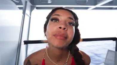 Hannah Marie Gives A Blowjob On A Cruise