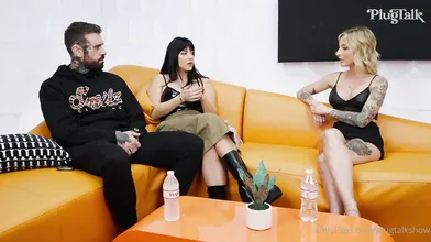 Kathryn Mae & Lena The Plug's Podcast Threesome