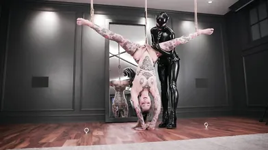 Tied Up Awlivv Moans While Getting Drilled