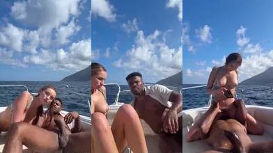 Elizabethh1827 Takes Toy Francisco's BBC On A Boat