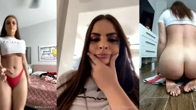 Allison Parker Creams On Her Dildo