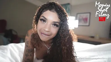 Hannah Marie Takes A Creampie On The Bed