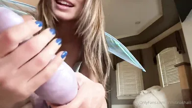 Fairy Christina Khalil Plays With Her Toys