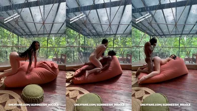 BBC Plows Auhneesh Nicole On The Beanbag