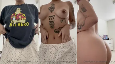 Newportchick Shows Her Tattooed Body