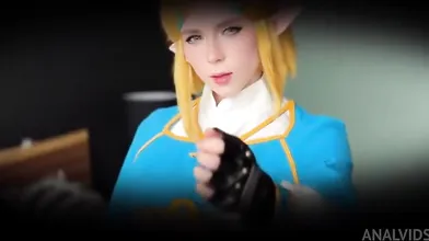 Sweetie Fox As Zelda Trades Her Dildo For A Dick