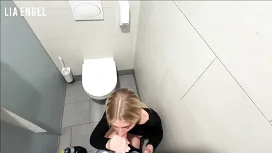 Fulfilling Lia Engel's Bathroom Sex Fantasy