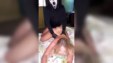 Chloé Chevalier – Halloween Butt Fuck BG WIth Ghost Face